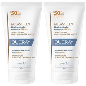 Ducray Melascreen Beschermende Fluide tegen pigmentvlekken SPF50+ | bruine vlekken