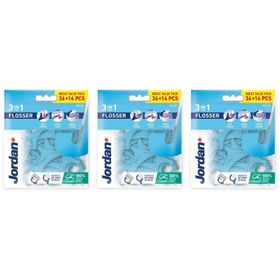 Jordan 3-en-1 Fil Dentaire