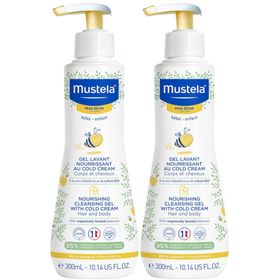 mustela® Bébé Enfant Gel Lavant Nourissant au Cold Cream Peau Sèche