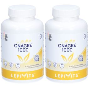 LEPIVITS Huile d'Onagre 1000 mg + Vitamine E