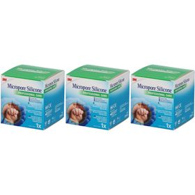 3M Micropore Silicone Sparadrap Chirurgical 5cmx5m