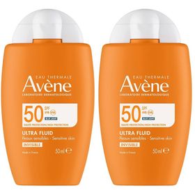 Avène Zon SPF 50 Ultra Fluid Invisible Hoge zonnebescherming | Gevoelige huid