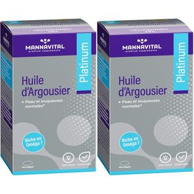 Mannavital Platinum Huile d'Argousier