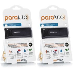 ParaKito Anti-Muggenarmband Volwassenen Zwart