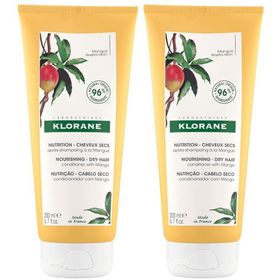 Klorane Mangue Après-shampooing Nutrition | Nourrissant & éclat | Cheveux secs