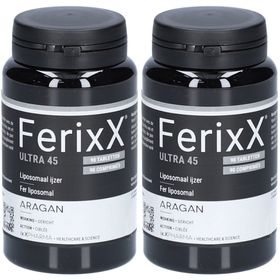 ixX Pharma FerixX ULTRA 45 | Lipofer liposomaal ijzer 45 mg + vitamine B12, vermoeidheidsvermindering