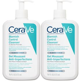 CeraVe Blemish Control Cleanser | voor een Onzuivere Huid met Neiging tot Acne | met 2% Salicylzuur