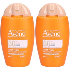 Avène Zon SPF 50+ Ultra Fluid Perfector getint Zeer hoge zonnebescherming | Gevoelige huid