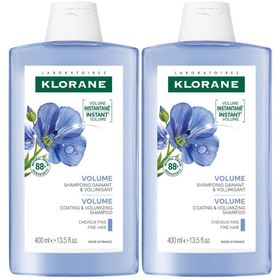 Klorane Lin BIO Shampooing Volume | Gainant & Volumisant | Cheveux fins