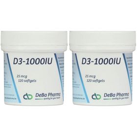DeBa Pharma D3-1000 25mcg