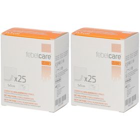 Febelcare Gaaskompres Steriel Niet Klevend 5x5cm