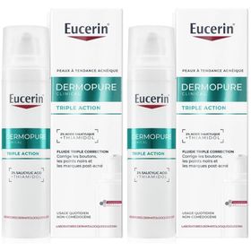 Eucerin DERMOPURE CLINICAL Triple Action Fluide Triple Corrrection | Peau à tendance acnéique