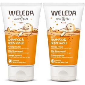 Weleda Kids 2-in-1 Shampoing & Lavage Corporel Orange Joyeuse