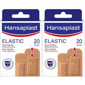 Hansaplast Pansement élastique en tissu | Idéal pour les doigts et les articulations | 20 Pièces