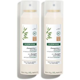 Klorane Avoine & Céramide LIKE Shampooing sec Extra-doux |  Tous types de cheveux bruns