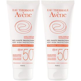 Avène Zon SPF 50+ Minerale melk Zeer hoge zonnebescherming | Gevoelige intolerante huid