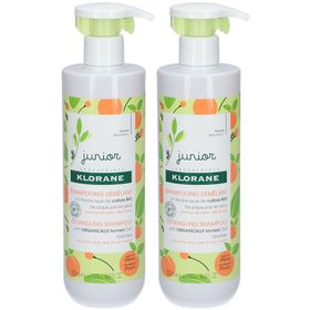 Klorane Junior BIO Haver Ontwarrende Shampoo Perzikgeur | vanaf 3 jaar