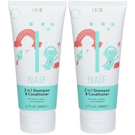Naïf Kids 2 en 1 Shampooing & Après-shampooing