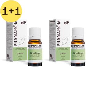 Pranarôm Essentiële Olie Citroen Bio | Spijsvertering | 1+1 GRATIS
