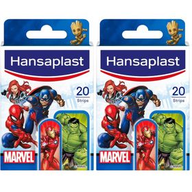 Hansaplast Marvel Wondpleisters | Kindvriendelijk | Pijnloos te verwijderen | Geprinte pleisters