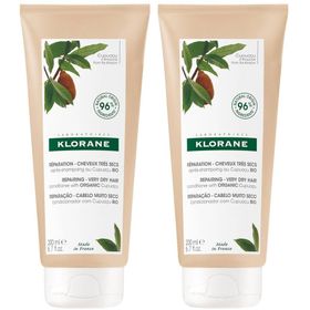 Klorane Cupuaçu BIO Après-shampooing Réparation | Régénérant & disciplinant | Cheveux très secs | abimés