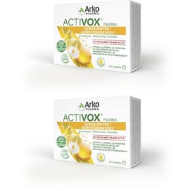 Activox Pastilles Miel - Citron sans Sucre