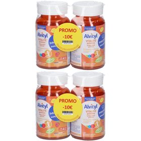 Alvityl® Vitalité Gommes | Vitamines B, C et D - Goût Fruité