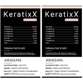 ixX Pharma KeratixX | Keratine, zink & B-vitamines supplement | haar & nagels