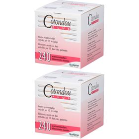 Cotondou Plus 480 Extremités Ouatées Bâtonnets En Bois