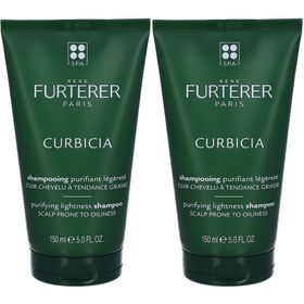 René Furterer Curbicia Shampooing Purifiant Légèreté | Sébo-réducteur | Cuir chevelu gras
