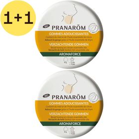 Pranarôm Aromaforce Bio Gommes Adoucissantes Miel-Citron | 1+1 GRATUIT