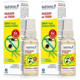 Ladrôme Moustiques et Tiques Spray Répulsif Cutané