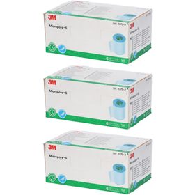 3M Micropore Plâtre Adhésif Silicone 5cmx5m