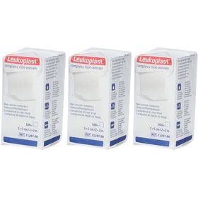 LEUKOPLAST® compresse absorbante douce 5 x 5 cm non stérilisée