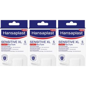 Hansaplast Sensitive XL Steriel 6x7cm
