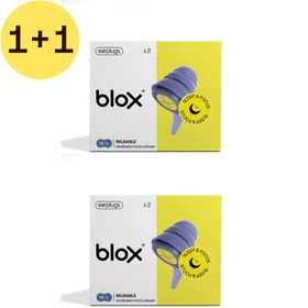 BLOX Sleep & Focus Bouchons d'Oreille Réutilisables M/L | 1+1 GRATUIT