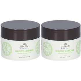 Umami Woody Lemons Rich Body Cream Bergamot & Ceder