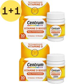 Centrum Vitamine D Boost Multivitamines 1200 I.E. | Energie, Weerstand, Spieren | 1+1 GRATIS