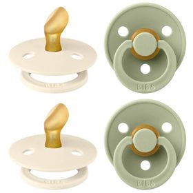 BIBS Fopspeen Anatomic Ivory - Sage 0-6 Maanden