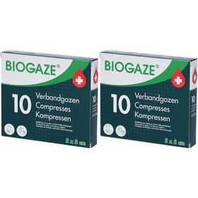 Biogaze Verbandgaas 5x5cm - Wonden. Lichte Huidbeschadigingen en Oppervlakkige Brandwonden