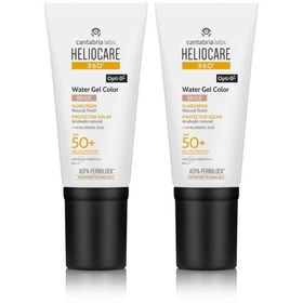Heliocare 360 ° Water Gel Color Beige SPF50+ Zonnebescherming met natuurlijke finish