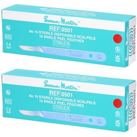 Swann-Morton® Scalpel Stérile Jetable N° 10 Ref 0501