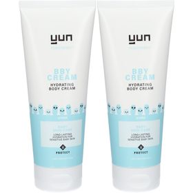 YUN BBY HYDRA Body Cream - Hydraterende microbioomveilige lichaamscrème voor de babyhuid