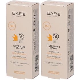 BABÉ Super Fluid Color Sunscreen Hyaluronic Acid SPF50