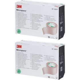 3M Micropore Tape Chirurgical Couleur Peau 2,5cm x 9,15m 1533-1