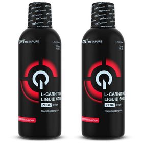 QNT Metapure L-Carnitine Liquid 6000 Framboos Zero Sugar Framboise