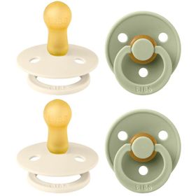 Bibs Fopspeen Sage - Ivory 6-18 Maanden