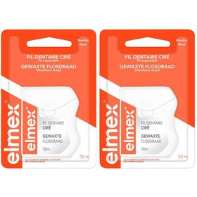 ELMEX® fil dentaire ciré au fluorure d'amines