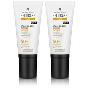 Heliocare 360° Water Gel Color Bronze SPF50+ Zonnebescherming met Natuurlijke Finish