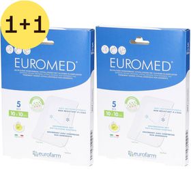 Euromed 10cm x 10cm Pansement d'Ile Sterile | 1+1 GRATUIT